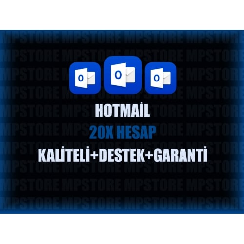  ⭐️Hotmail 20X Hesap İndirimli⭐️